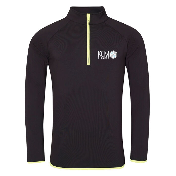 KCM Fitness Studio -Unisex Cool Half Zip Sweat Top Thumbnail